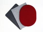 Tischset aus Filz - abgerundet-eckig-oval