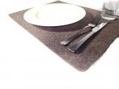 Filz Tischset abgerundete Ecken 35x45 cm