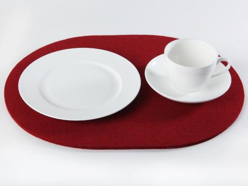 Filz Tischset | Form: oval