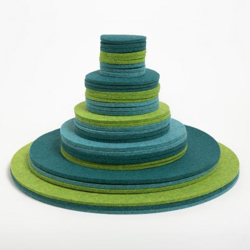 Filz Untersetzer rund