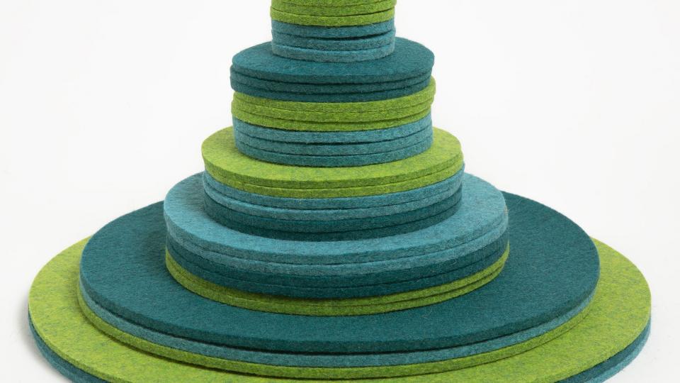 Filz Untersetzer rund