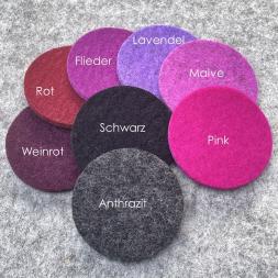 Filz Farbe Malve - Kombination mit anderen Farben