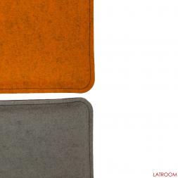 Filz Kissen individuelle Größe abgerundete Ecken