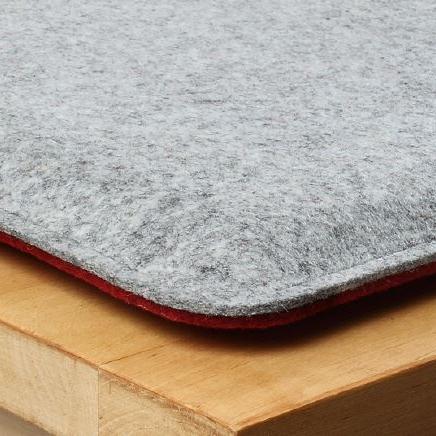 Filzkissen Sitzkissen aus Filz mit abgerundeten Ecken