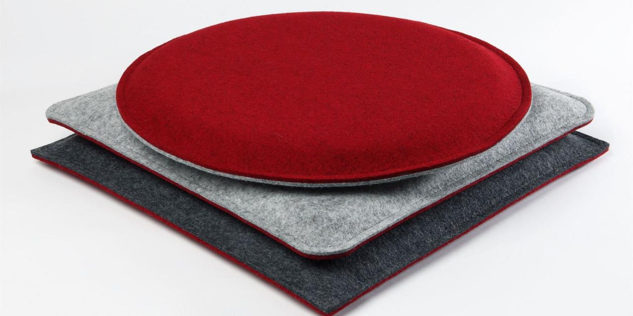 Filz Kissen Sitzkissen