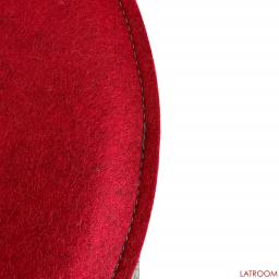 Filz Kissen Rund Detail zur Naht