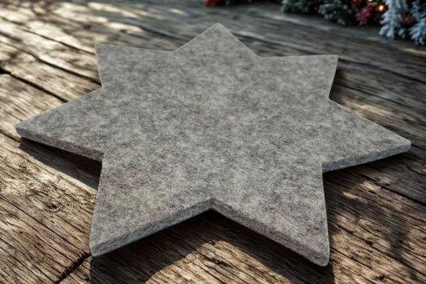 Filz Stern - Durchmesser 15 cm