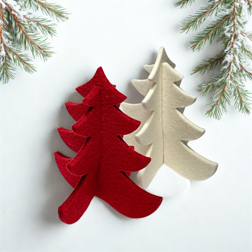 Weihnachtsbau aus Filz