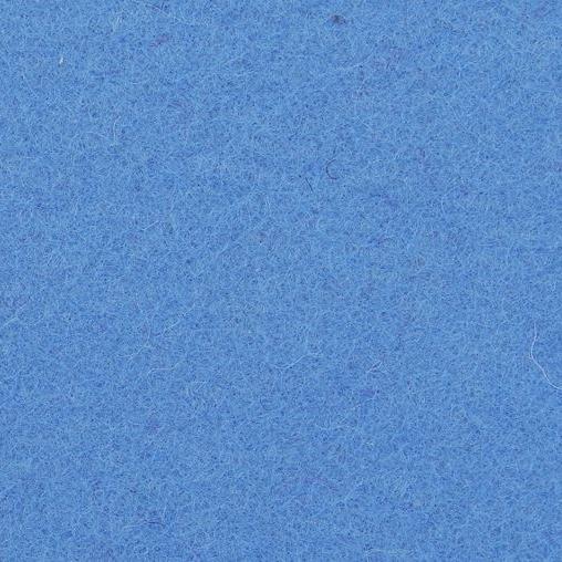 Filz Sitzauflage rund - Farbe: Himmelblau - uni