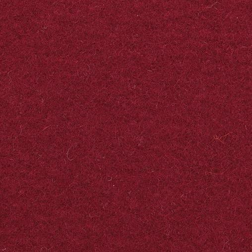 Filz Sitzauflage rund - Farbe: Rot - uni