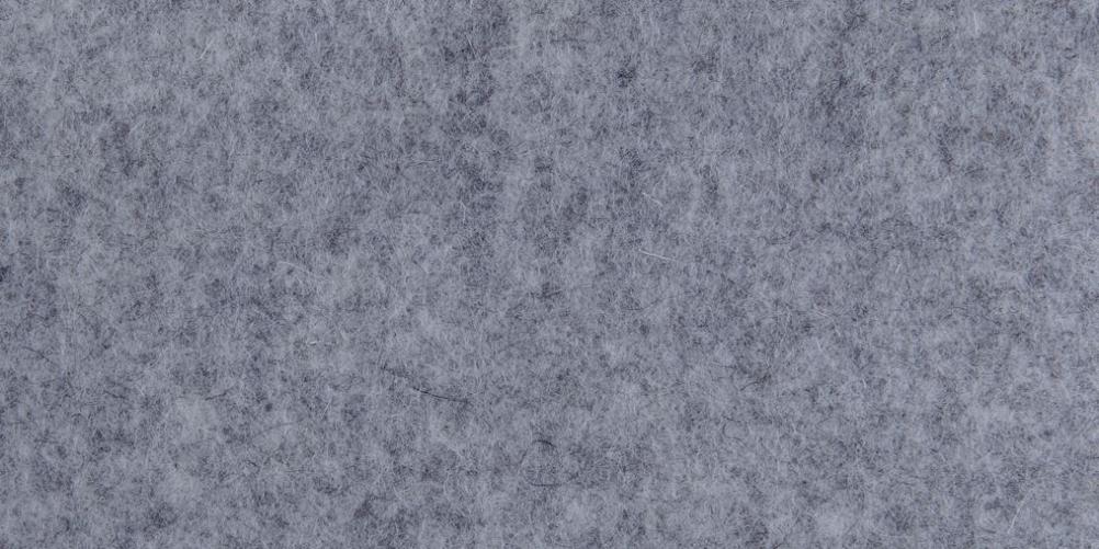 Filz - Farbe: Hellgrau meliert