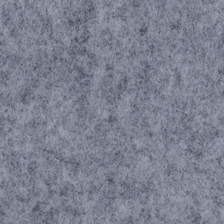 Filz - Farbe: Hellgrau meliert