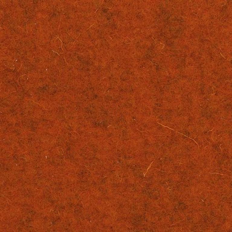 Filz - Farbe: Rost meliert