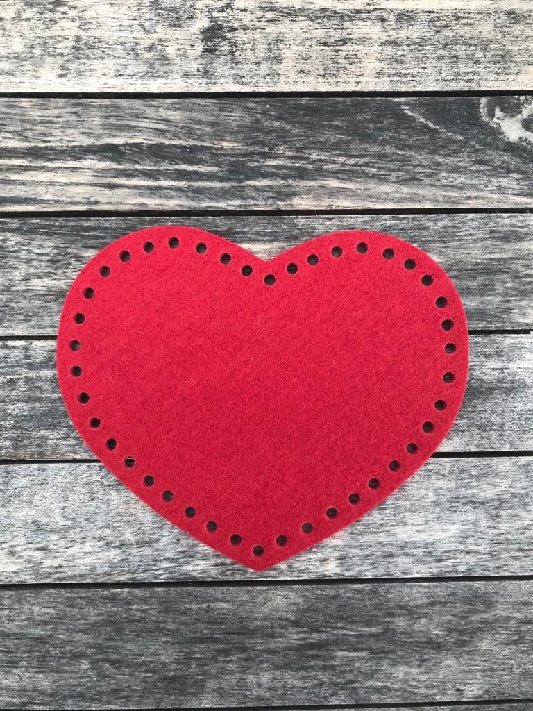 Herz aus Filz - Variante Potsdam
