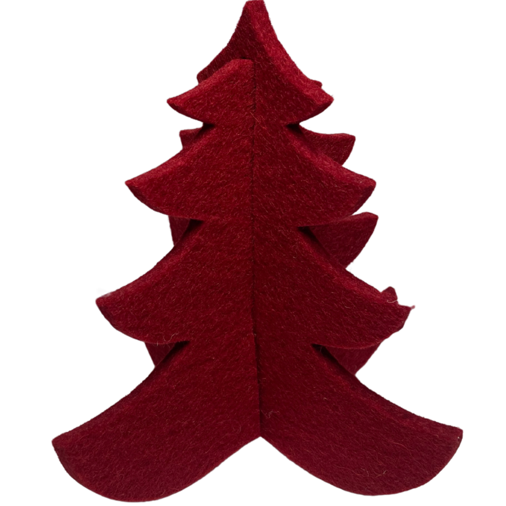 Weihnachtsbaum - Farbe_ Rot (uni)